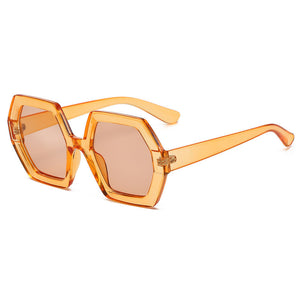 Candy Oversized Polygon Sunglasses